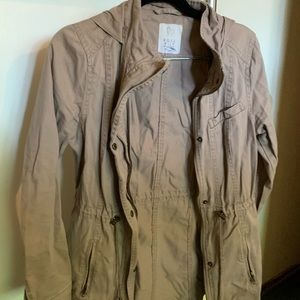 Beige utility jacket